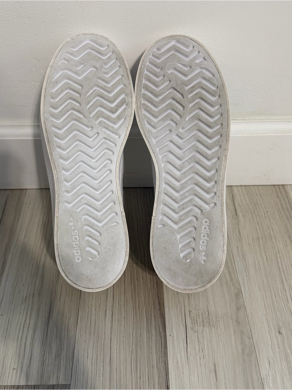 adidas Stan Smith Sneakers platform low top tennis shoe women’s 7 1/2 white - Picture 10 of 13